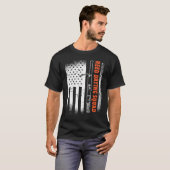米国国旗バソーンプレーヤーアメリシアンバソニック Tシャツ (正面フル)