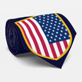 米国国旗パーソナライズされたのプライドネックタイ ネクタイ (ロール)