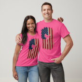 米国国旗ムエタイ Tシャツ (ユニセックス)