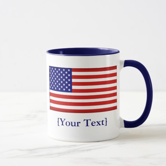 米国国旗リンガーマグ マグカップ (右)
