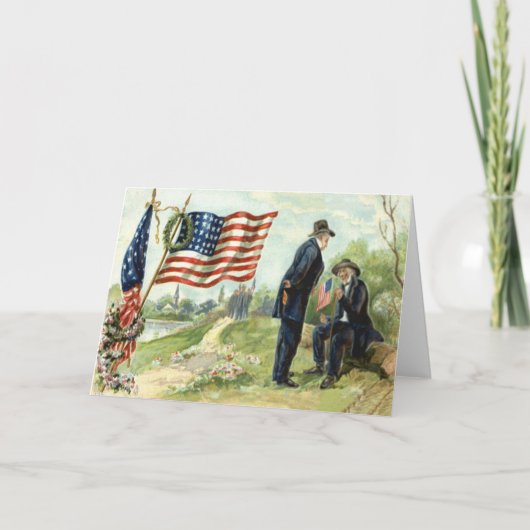 米国国旗リース教会退役軍人 シーズンカード (正面)