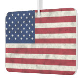 米国国旗ヴィンテージ赤白青アメリカ愛国心 カーエアーフレッシュナー (左)