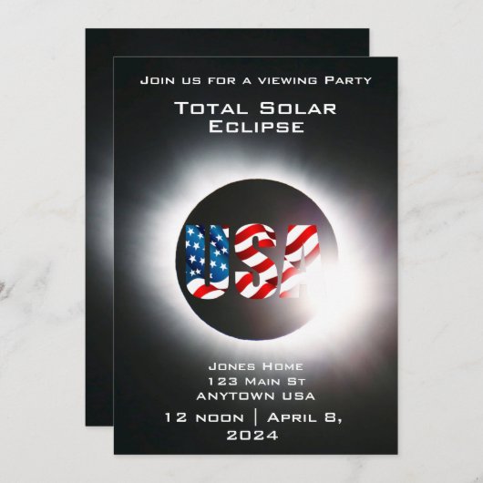 米国国旗太陽の2024年4月8日 シーズンカード (正面/裏面)