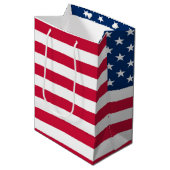 米国国旗抱き枕愛国心 ミディアムペーパーバッグ (正面アングル)