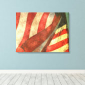 米国国旗独身のパネルキャンバスプリントプリント キャンバスプリント (インサイチュ (ウッドフロア))