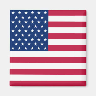 米国国旗第4位7月スクエア冷蔵庫用マグネット マグネット