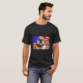 米国国旗素晴らし Tシャツ (正面フル)