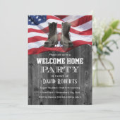 米国国旗軍隊ソリアホームカミングパーティー 招待状 (スタンド正面)