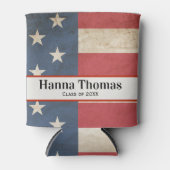 米国国旗軍隊愛国党 缶クーラー (正面)