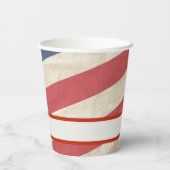 米国国旗軍隊愛国卒業パーティー 紙コップ (裏面)