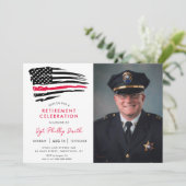 米国国旗軍隊警察退職 招待状 (スタンド正面)