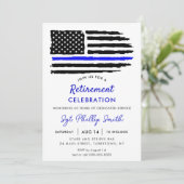 米国国旗軍隊警察退職 招待状 (スタンド正面)