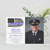 米国国旗軍隊警察退職 招待状 (スタンド正面)