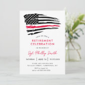 米国国旗軍隊警察退職 招待状 (スタンド正面)