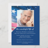 米国国旗退役軍人愛国メモリアル 招待状 (正面)