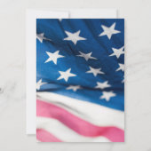 米国国旗退役軍人愛国メモリアル 招待状 (裏面)