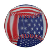 米国国旗野球 野球ボール (正面)