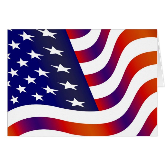 米国国旗 (正面横)