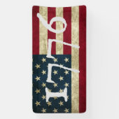 米国国旗1776年7月4日パーティー 横断幕 (縦)