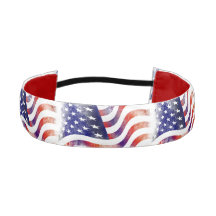米国国旗1.5インチ – ヘッドバンド
