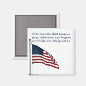 米国国旗2371 マグネット (正面/裏面)