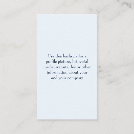 米国国旗2412 名刺 (裏面)