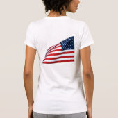 米国国旗2412 Tシャツ (裏面)