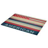 米国国旗2 カッティングボード (角)