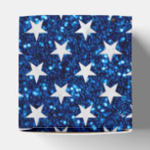 米国国旗7月4日グリッター フェイバーボックス (上部)