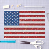 米国国旗7月4日グリッター 薄葉紙 (クラフト)