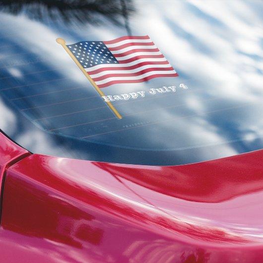 米国国旗7月4日 ウィンドウサイン