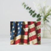 米国国旗 – はがき (スタンド正面)