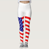 米国国旗 – アイディア レギンス (正面)