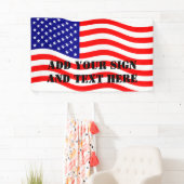 米国国旗 – アイディア 横断幕 (インサイチュ)