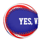 米国国旗 – アイディア 野球ボール (正面左)