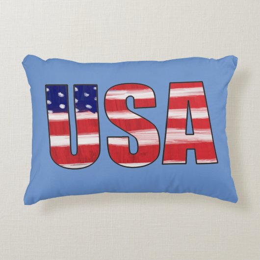 米国国旗 アクセントクッション (正面)