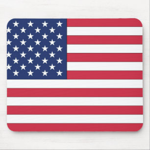米国国旗。アメリカ合衆国 マウスパッド