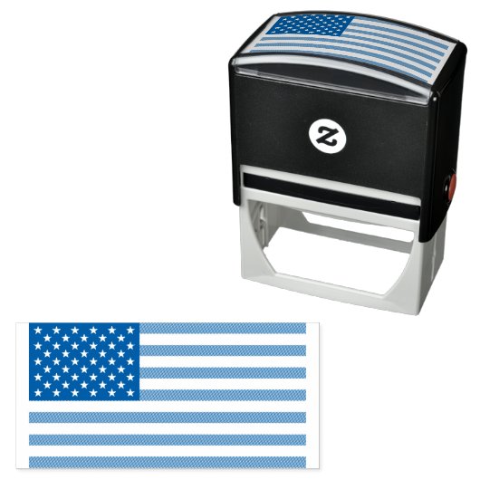 米国国旗 – アメリカ合衆国 – 愛国心 セルフインキングスタンプ (インサイチュ)