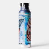 米国国旗 ウォーターボトル (左面)