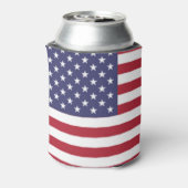 米国国旗、カスタムビールパーソナライズされた 缶クーラー (缶裏面)