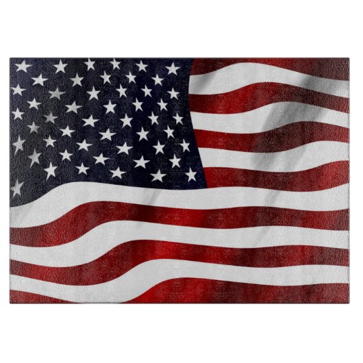 米国国旗 カッティングボード (正面)
