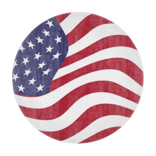 米国国旗 カッティングボード (正面)