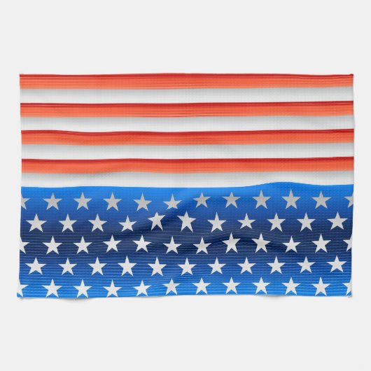 米国国旗 キッチンタオル (横)