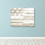 米国国旗 キャンバスプリント (インサイチュ (ウッドフロア))