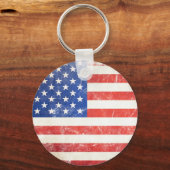 米国国旗 キーホルダー (正面)