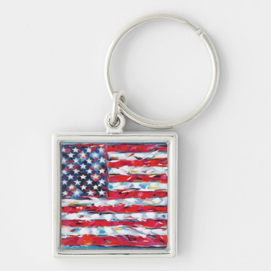 米国国旗 キーホルダー (正面)
