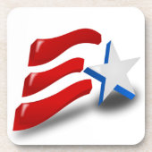 米国国旗 コースター (正面)