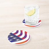 米国国旗 コースター (側面)