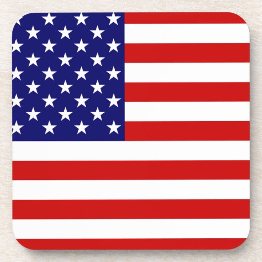 米国国旗 コースター (正面)