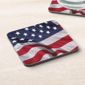 米国国旗 コースター (左側)